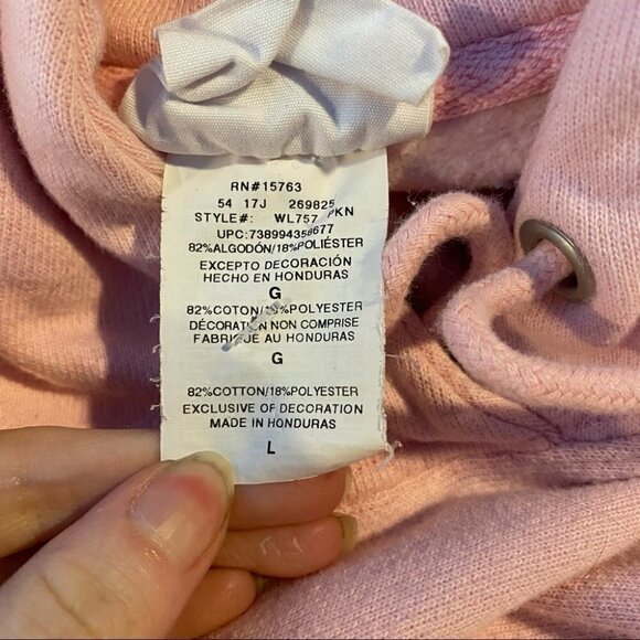 Champion Reverse Weave Baby Pink Pullover Hoodie Sweatshirt - Picture 8 of 8